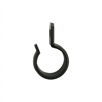 Tent clip for tent pole 20-25mm with slot black