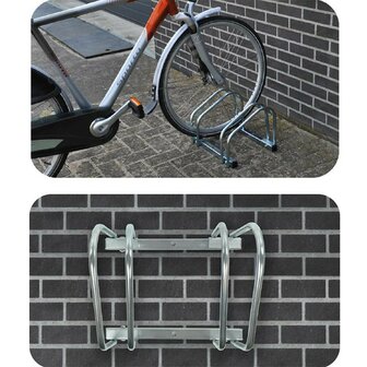 Bicycle rack for 2 bicycles