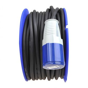Cable reel for CEE extension cable