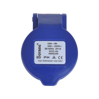 Adapter plug from Schuko to CEE