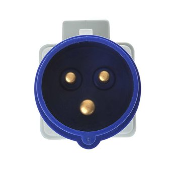 Adapter plug from CEE to UK socket