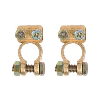 Battery terminal clamps set (+) and (-) 35-50mm