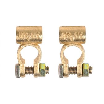 Battery terminal clamps set (+) and (-) 35-50mm