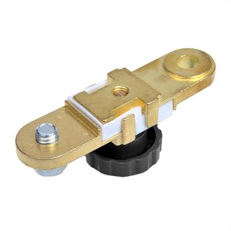 Battery terminal clamp (-) with circuit breaker flat