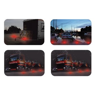 Warning disk 16+8LED orange