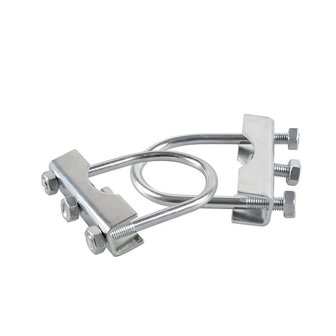 Clamp 48mm for nose wheel + 2x U-bracket 60/70mm