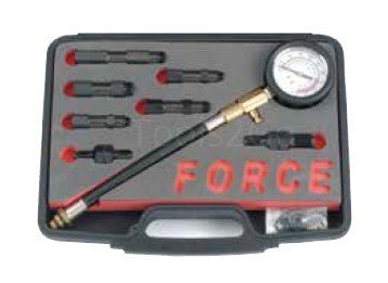 Petrol engine compression tester set 9pc