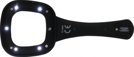 Hand magnifier LED