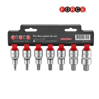 1/2 Hex socket bit set 7pc