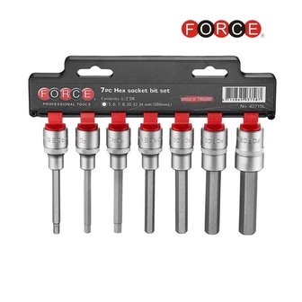 1/2 Hex socket bit set 7pc