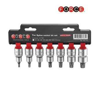 1/2 Spline socket bit set 7pc