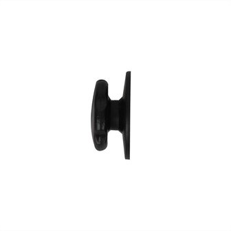 Button cleat L round plastic 10 pieces in blister