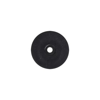 Button cleat L round plastic 10 pieces in blister