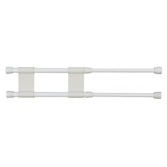 Locking rods double extendable 25.5-43cm