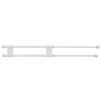 Locking rods double extendable 41-71cm