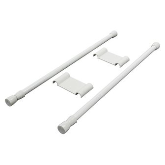 Locking rods double extendable 41-71cm