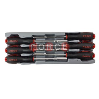 Hex nut driver set 6 pieces