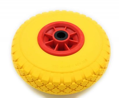 PU tyre with plastic rim 10- 3.00-4