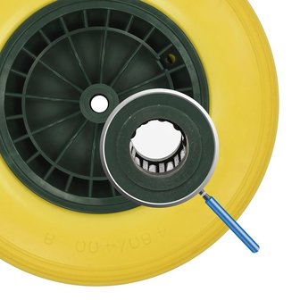 PU tire with plastic rim 164.00-8 incl. axle 20mm