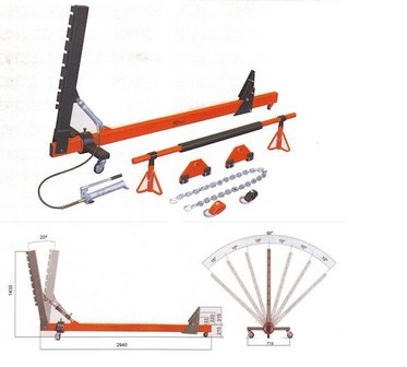 Drawbar 10 tons pivotable