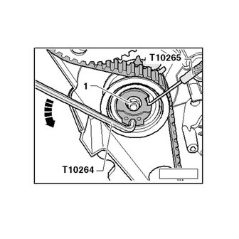 Tensioner adjusting tool