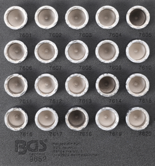 Rim Lock Socket Set for Volvo 20 pcs.