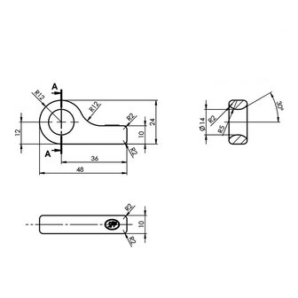 Counterpart for tension lock SPP Z-16A