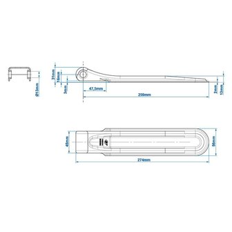 Valve hinge SPP ZW-01.270A