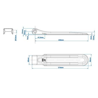 Trailer hinge SPP ZW-01.270A