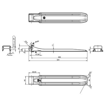 Trailer hinge SPP ZW-01.320A