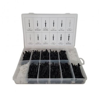 Plastic blind rivet 235-piece