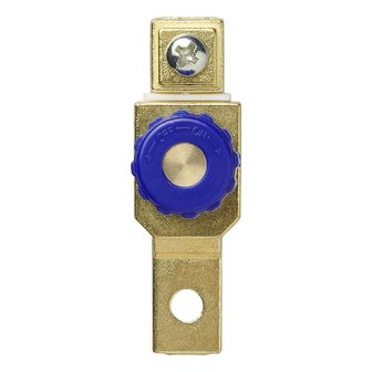 Battery terminal (-) with circuit breaker for motorcycle