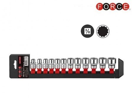 3/8 12-point Socket set 12pc