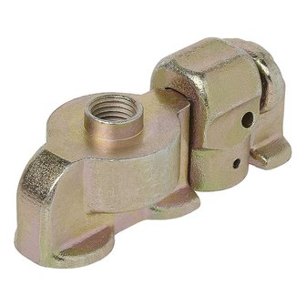 Stud fitting double with thread