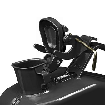 Jerrycan 5L metal black UN- TuV/GS-approved