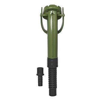 Spout metal green flexible suitable for petrol diesel