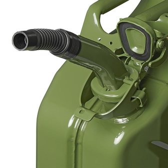 Spout metal green flexible suitable for petrol diesel