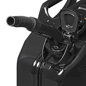 Spout metal black flexible suitable for petrol diesel