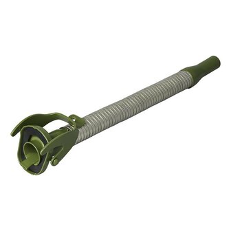 Metal pouring spout flexible suitable for petrol 20mm