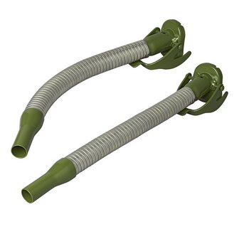 Metal pouring spout flexible suitable for petrol 20mm