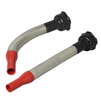 Metal flexible pouring spout suitable for petrol 20 mm (art. 530090 - 530091 - 530092)
