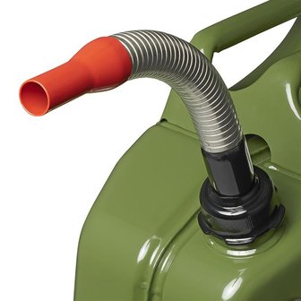 Metal flexible pouring spout suitable for petrol 20 mm (art. 530090 - 530091 - 530092)