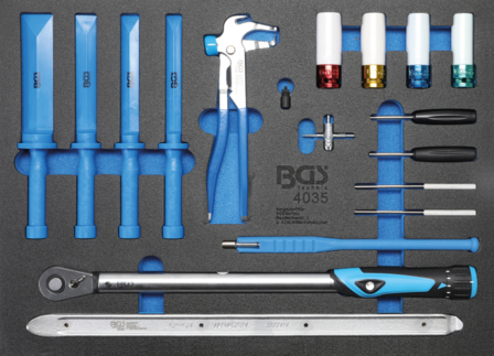 Tool Tray 3/3: Special Tools for Tyre Service  18 pcs.