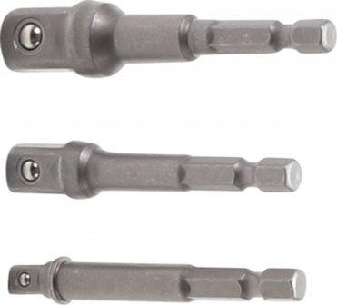 Electric Drill Adaptor Set  6.3 mm (1/4) Drive  3 pcs.