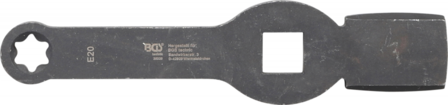 Slogging Ring Spanner  E&bull;Type (for Torx)  with 2 Striking Faces  E20