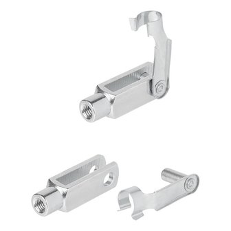 Fork M8 58mm - set of 2 pieces