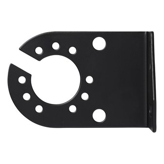 Metal socket holder angled 8 x 5 cm