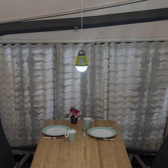 Camping- Insect lamp 2 in 1 rechargeable 8.8 x 12.5 cm