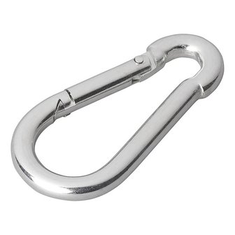 Carabiner metal 6x60mm x10 pieces