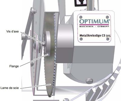 Manual circular saw diameter 315mm